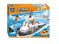 合金变形机器人碎骨猎人 欧宝龙玩具海上变形之旅