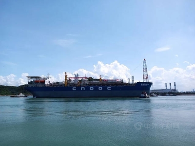 中远关西为“海洋石油116”FPSO披上“盔甲”，扬帆起航奔赴海上新征程